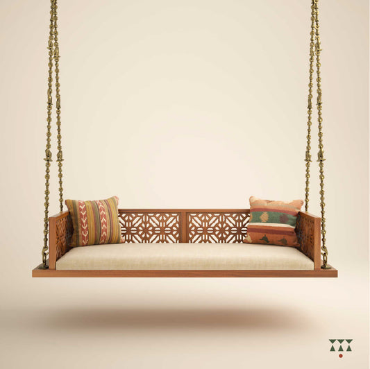 Ananta Raga | Handcrafted Wooden Jhoola for home