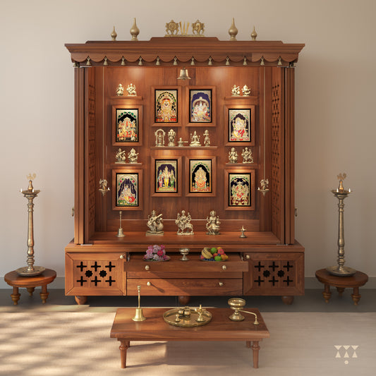 Bheema, a handcrafted wooden Mandir