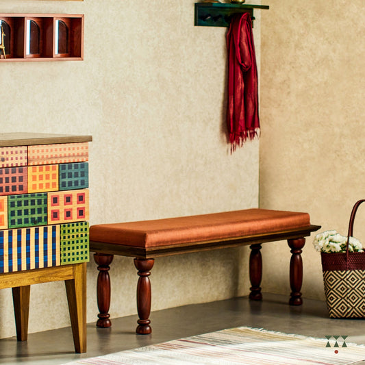 Celia | Upholstered wooden bench