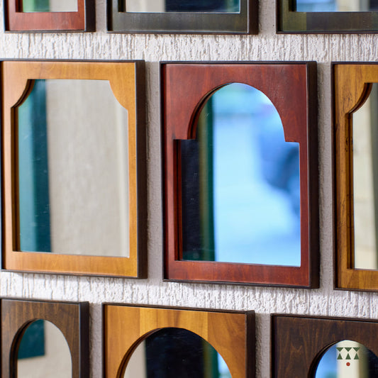 Chatty | Solid wood mirror mosaic
