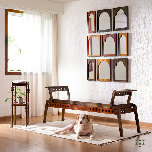 Chatty | Solid wood mirror mosaic