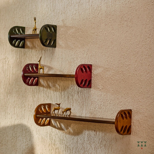 Firo, large solid wood display shelves