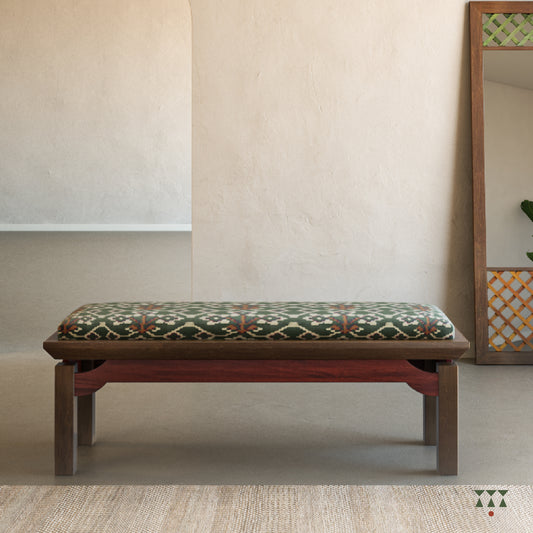 Float | Handmade wooden entryway bench