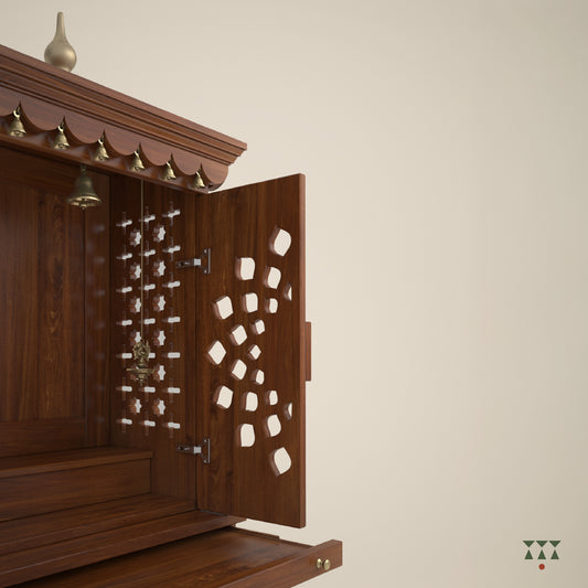 Gaurya, a handcrafted Temple with doors