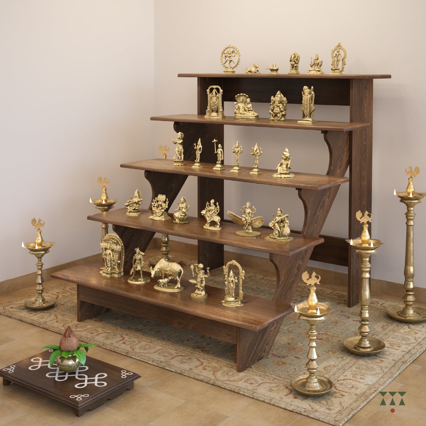 Navratri Golu Steps