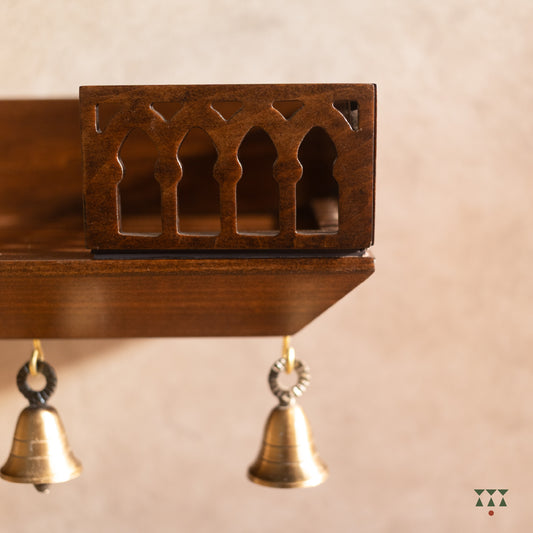 Kriti | Handmade small Mandir shelf