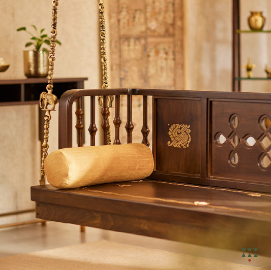 Madhavaa | Handcrafted wooden Swing for home
