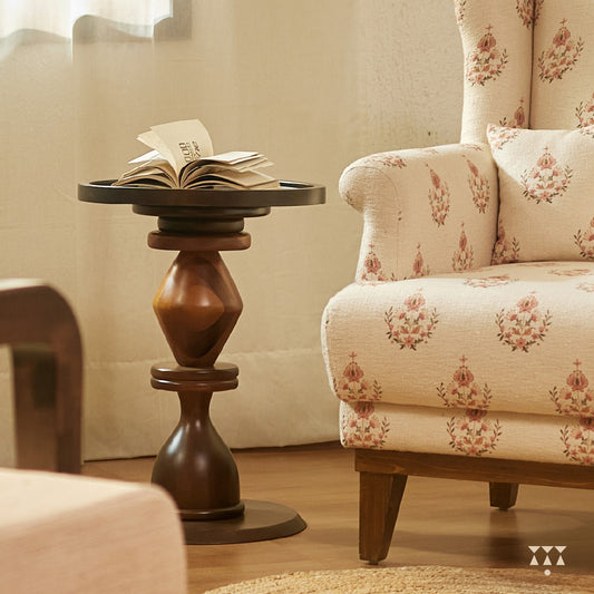Meera, a sculpted accent table