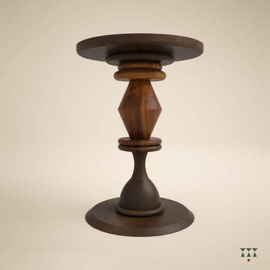 Meera, a sculpted accent table