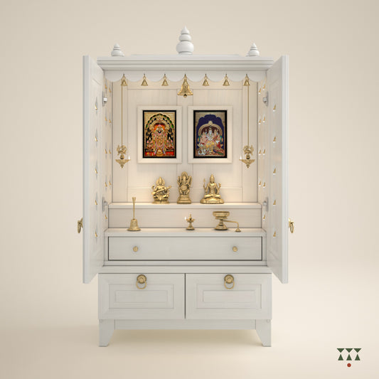 Omkara | Contemporary Wooden Temple for home