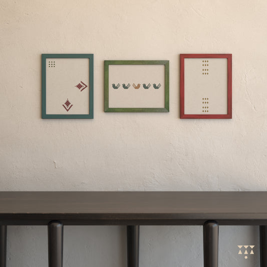 Prismatic Mix, handmade large photo frames