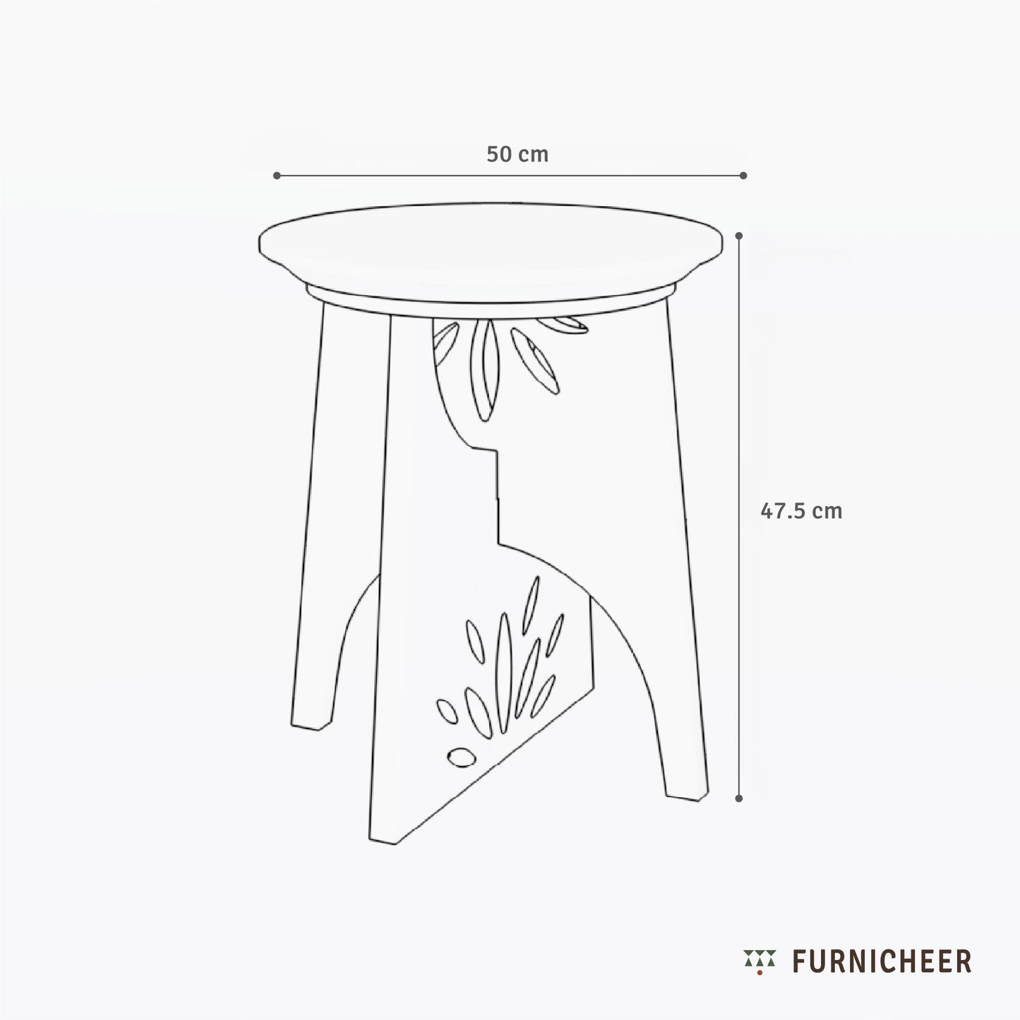 Trixie | Artistic end table