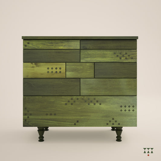 Vibindu, artisanal chest of drawers
