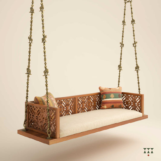 Ananta Raga | Handcrafted Wooden Jhoola for home