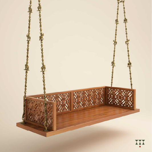 Ananta Raga | Handcrafted Wooden Jhoola for home