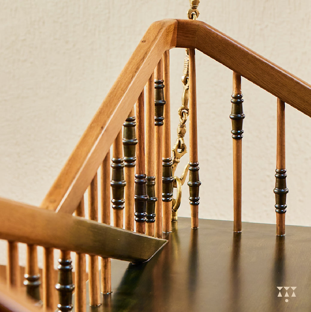 Athira Patra, a handmade wooden Swing