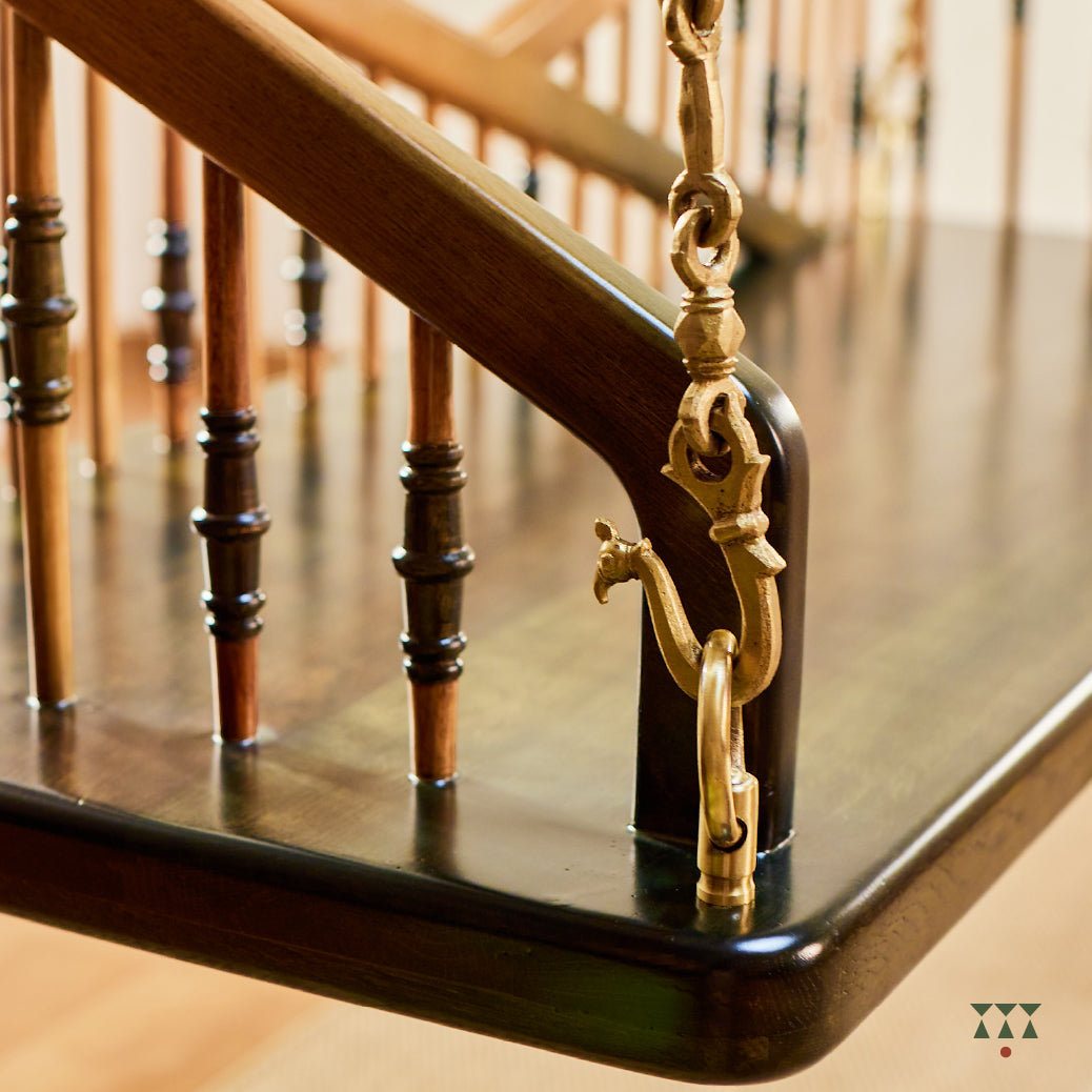 Athira Patra, a handmade wooden Swing