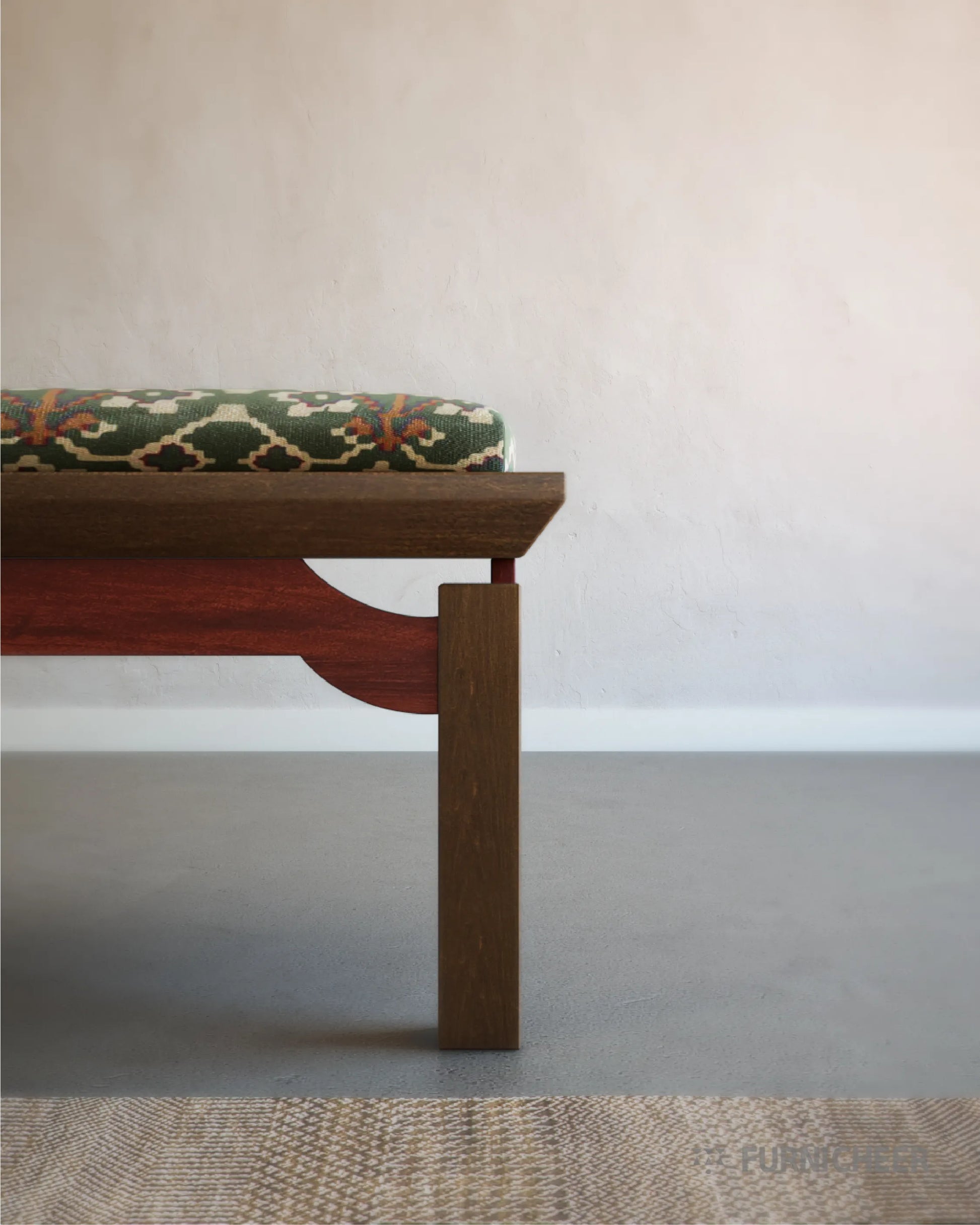 Wooden Indoor Seating Bench for Living Area