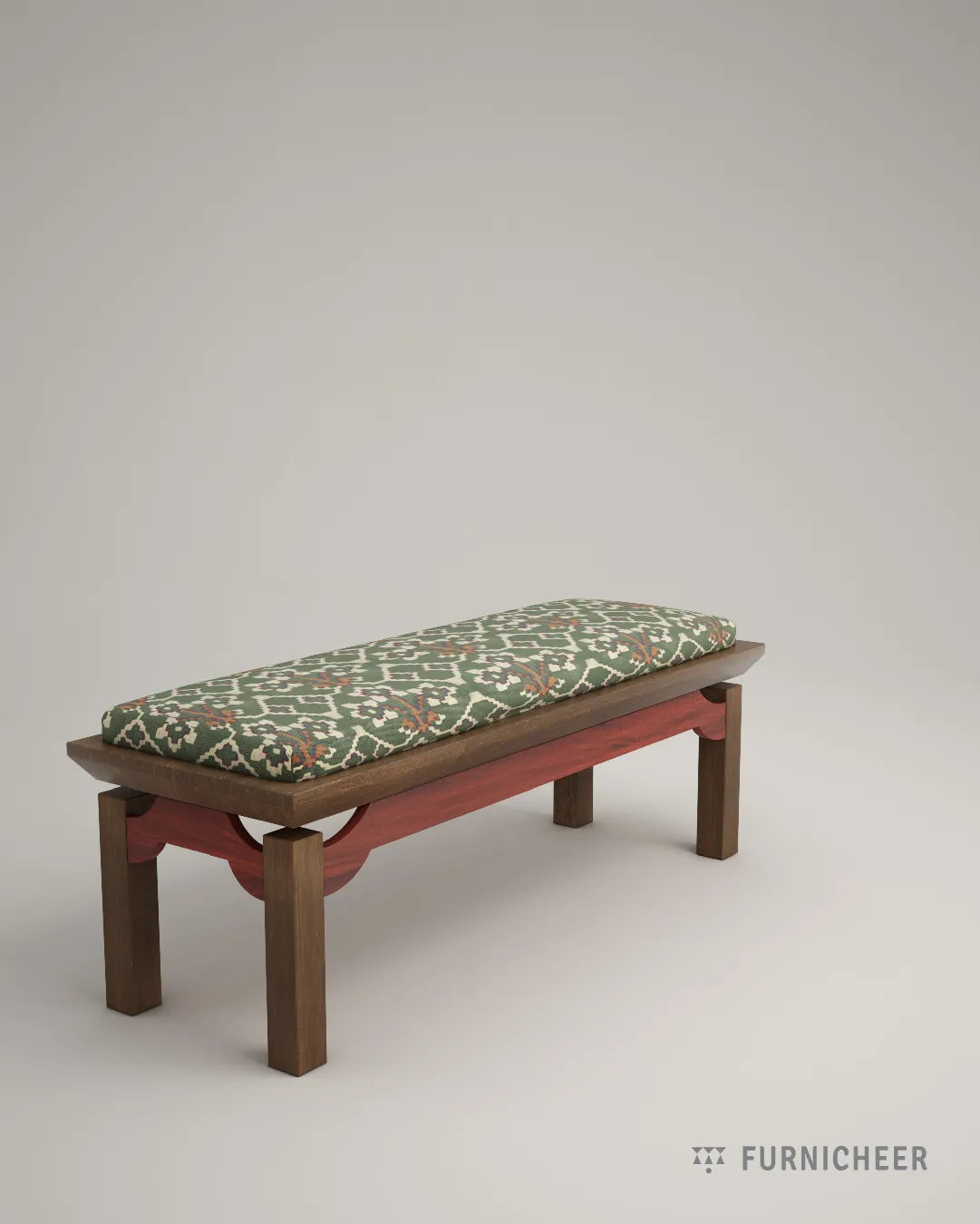 Wooden Timber Contemporary Bench