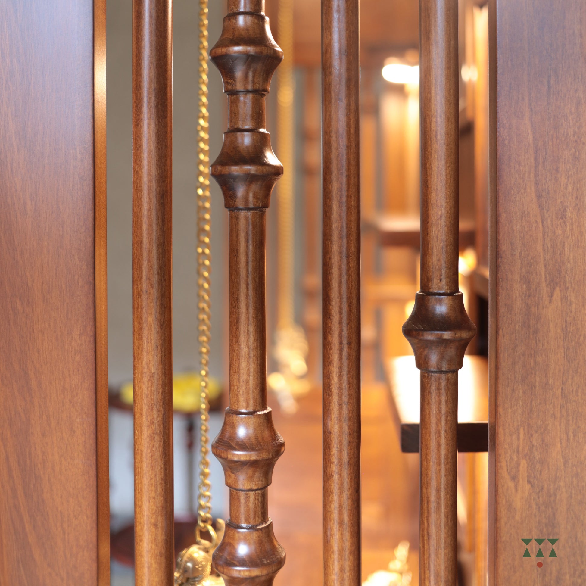 Detail image of wooden spindles