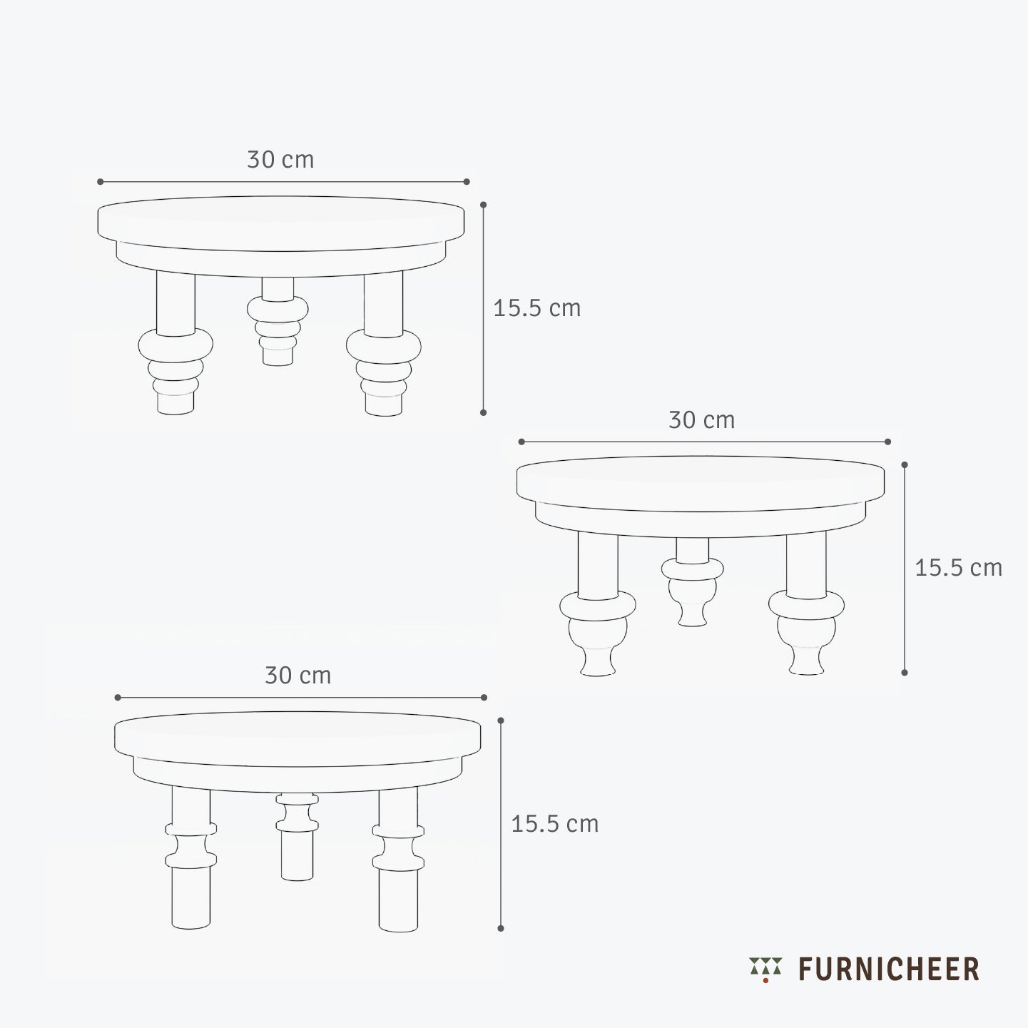 Betty Accent Tables - Set of 3