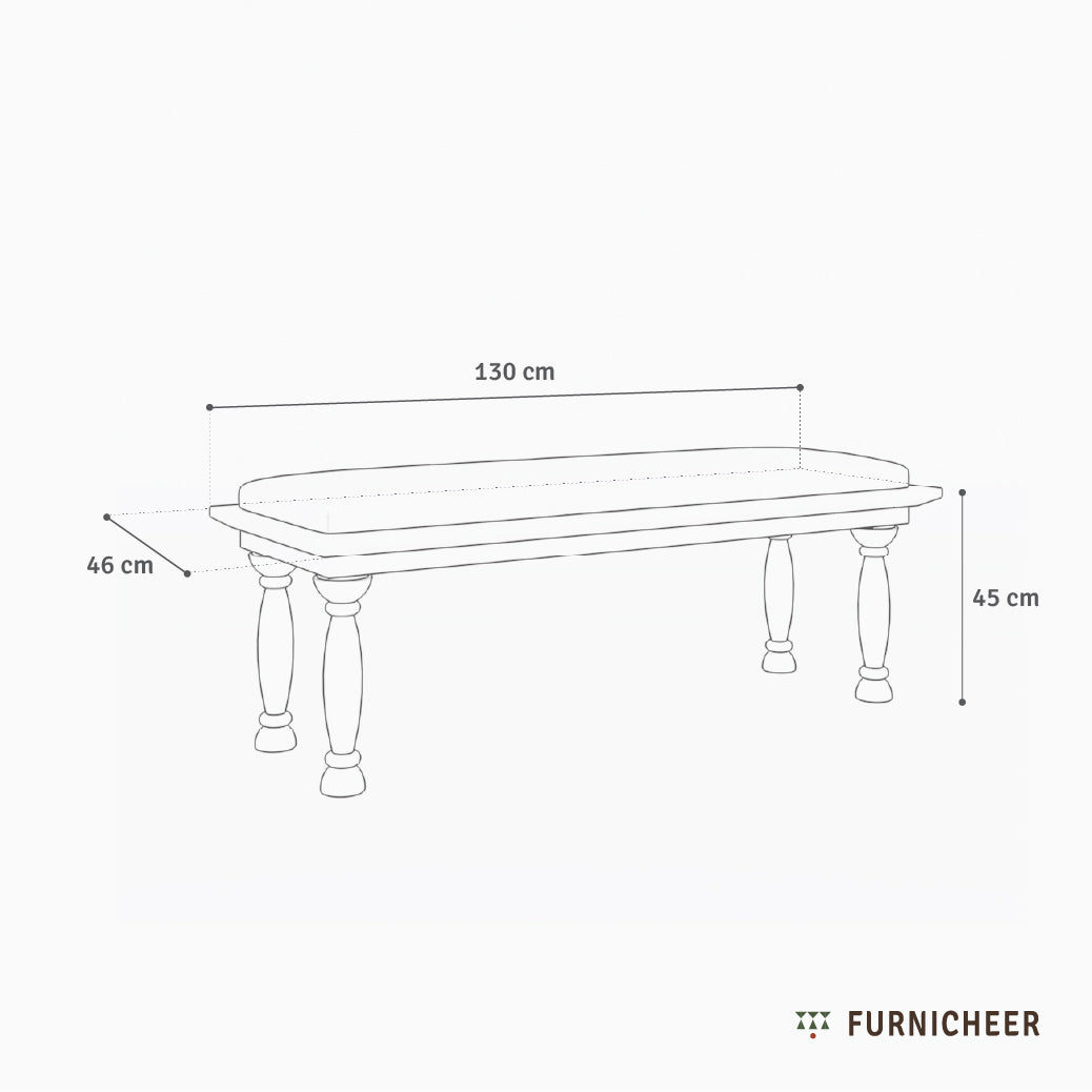 Celia | Silk upholstered bench