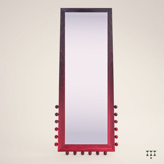 Connect | A sculptural wooden mirror
