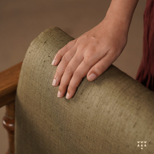 Ferry, handmade wooden accent armchair