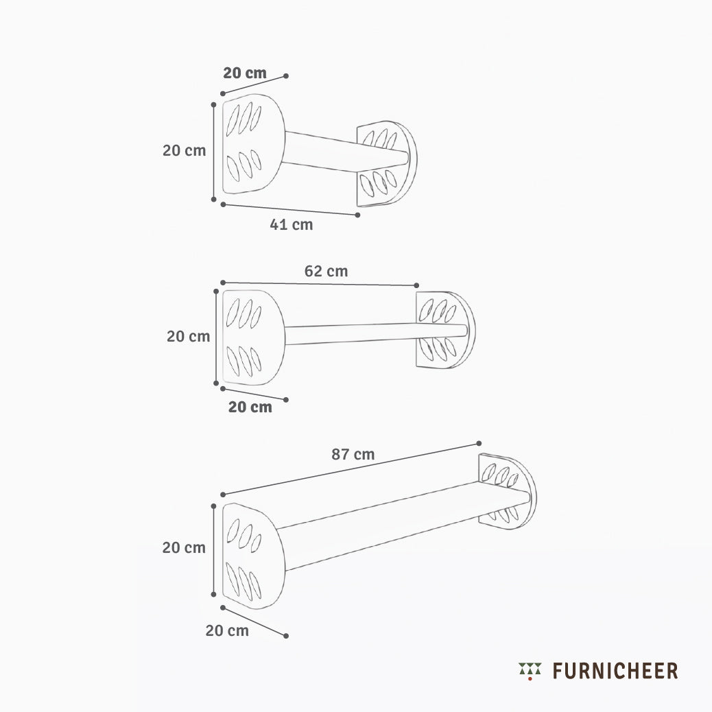 Firo Shelves - Set of 3