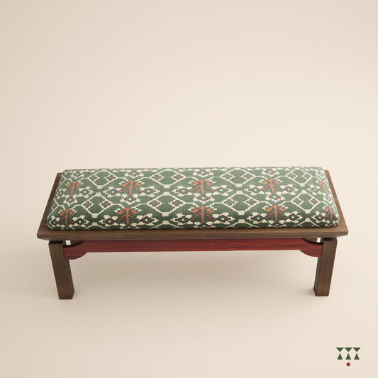 Float | Handmade wooden entryway bench