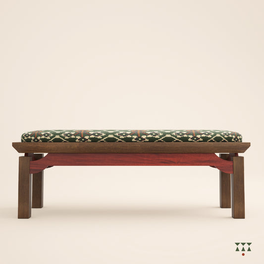Float | Handmade wooden entryway bench
