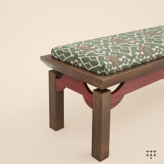 Float | Handmade wooden entryway bench