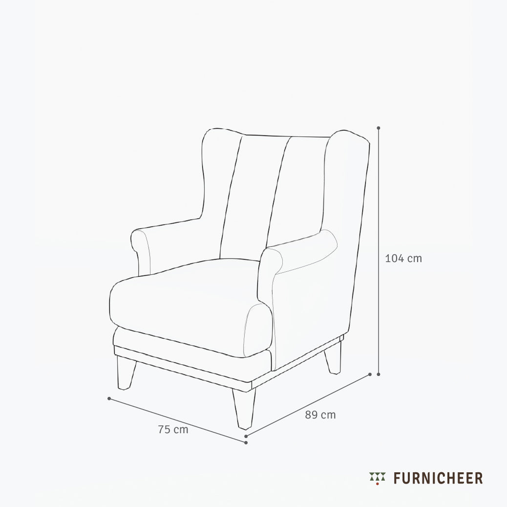 Kavya Lux Wing Chair