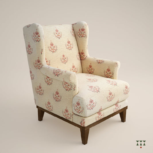 Kavya | Upholstered wing chair