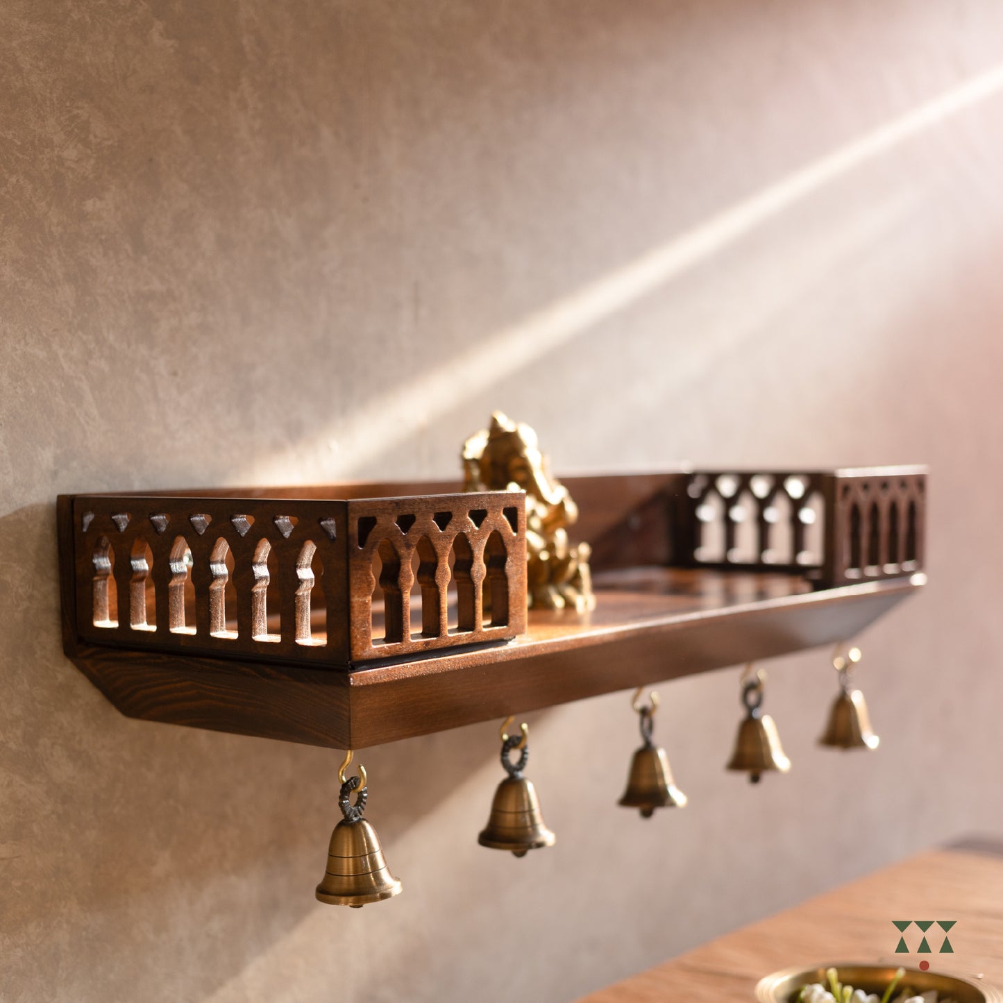 Kriti | Handmade small Mandir shelf