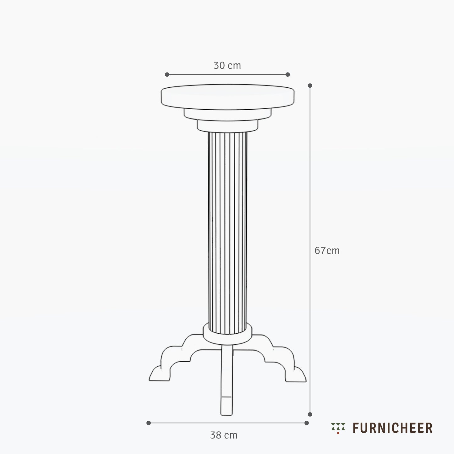 Linda, an architectural side table