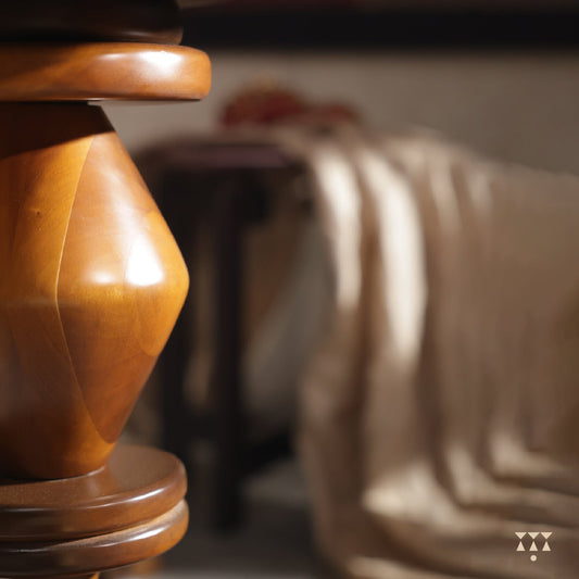 Meera, a sculpted accent table