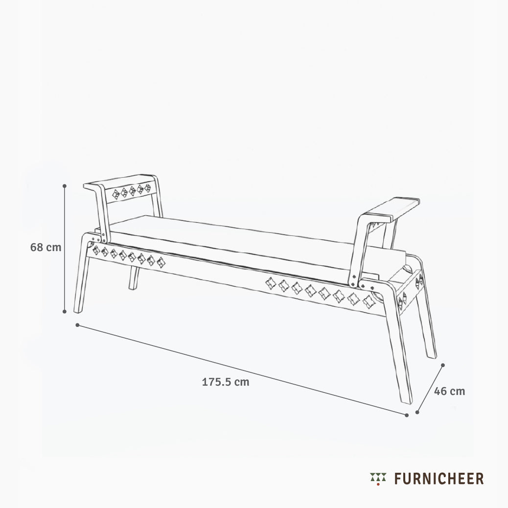 Mento Bench (Blue)