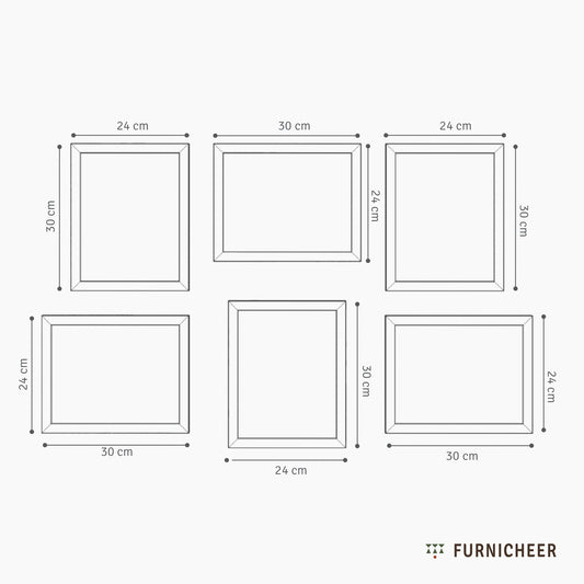 Colorful Array, Handmade wooden picture frames