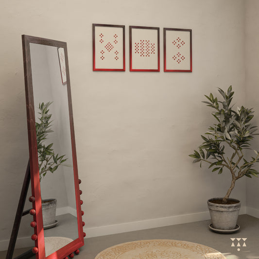 Plum Rouge Photo Frames - Set of 3
