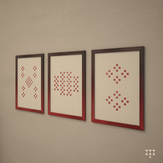 Plum Rouge | Artisanal gallery wall frames