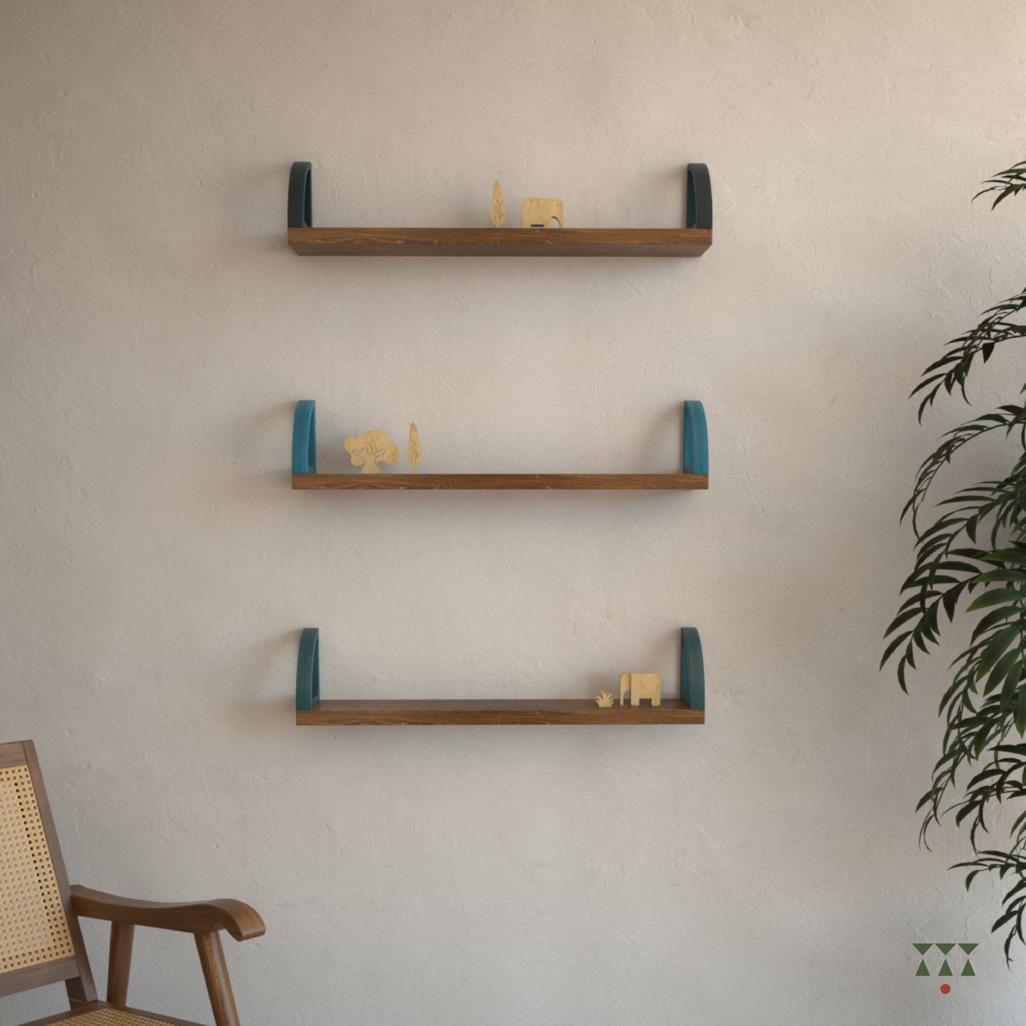 Poco | Architectural wooden shelves