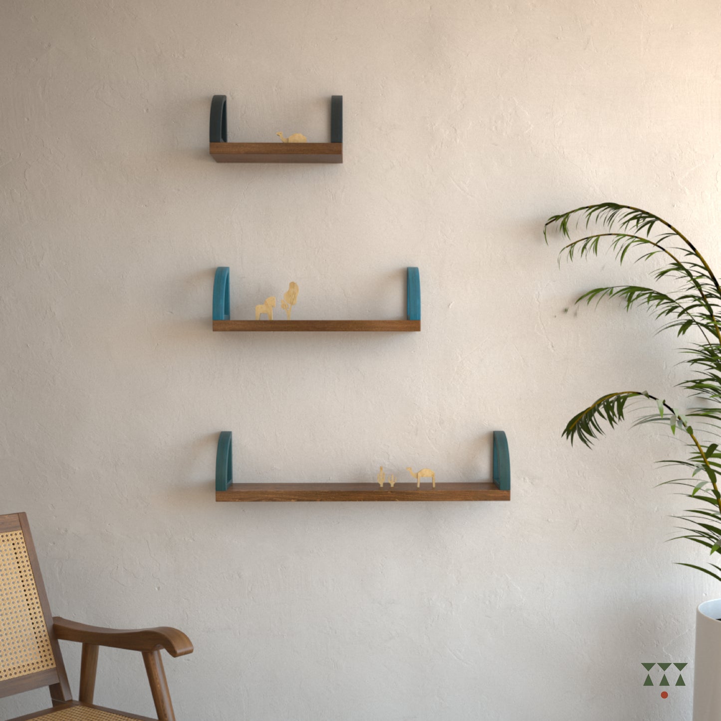 Poco | Architectural wooden shelves