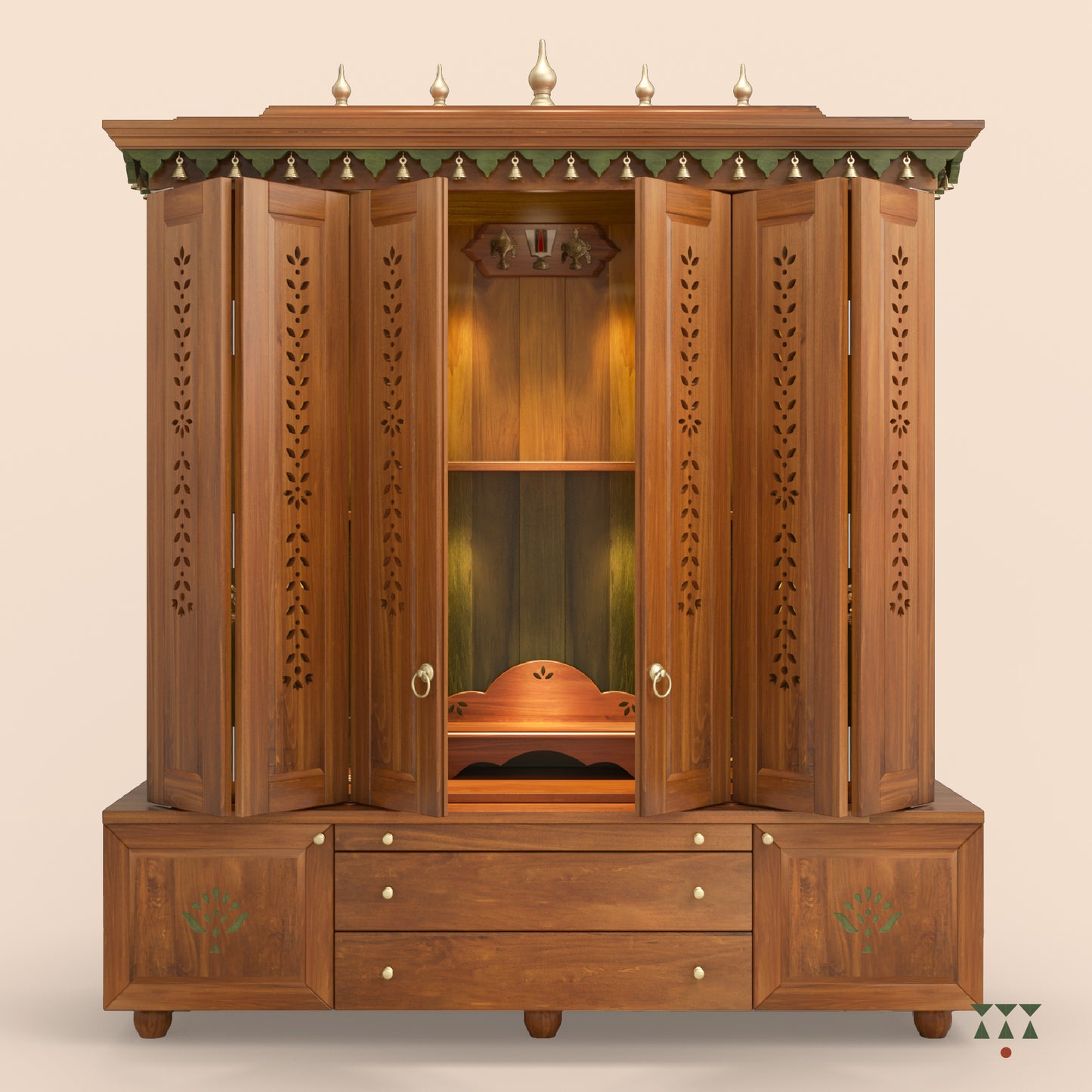 Pushparaj | South Indian Mandir for Home
