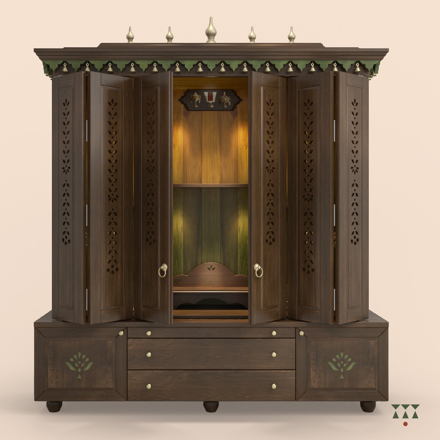 Pushparaj | South Indian Mandir for Home