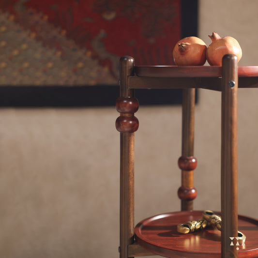 Rhiley | A layered, round side table