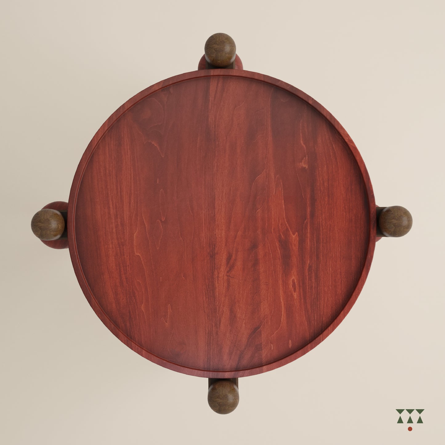 Rhiley | A layered, round side table