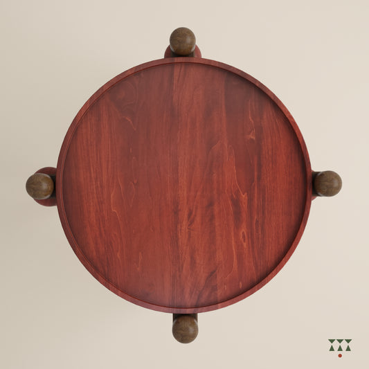 Rhiley | A layered, round side table