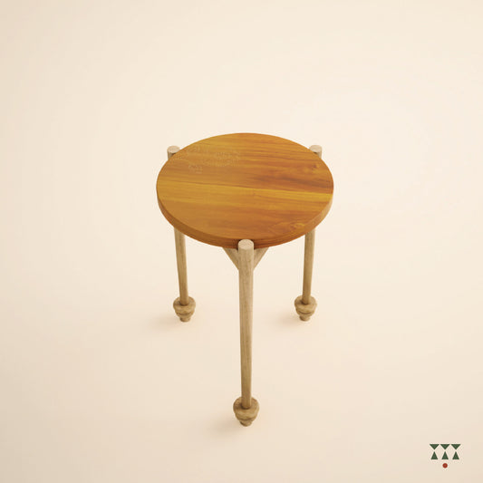Roma, handcrafted wooden table