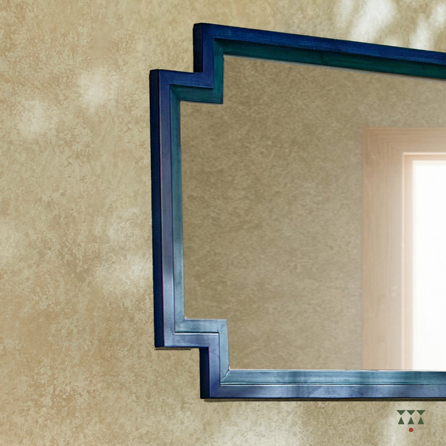Notch | Artisanal solid wood mirror